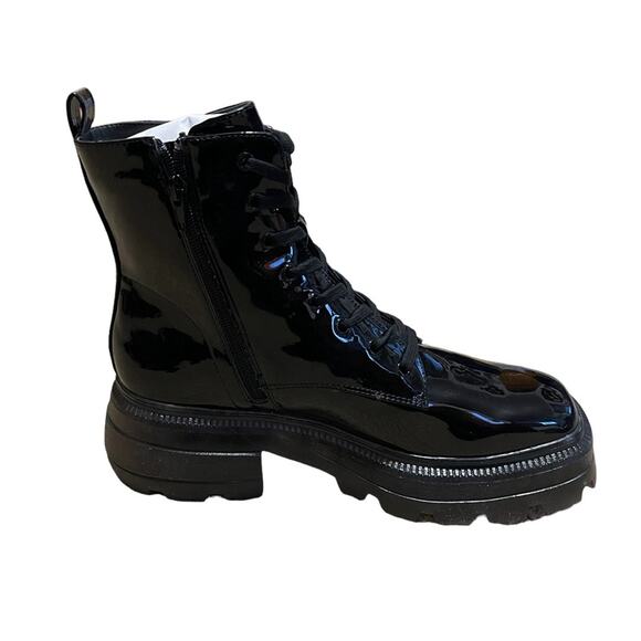 Katy Perry Size 10 NEW in Box Womens Black The Geli Combat Boots - Picture 5 of 12